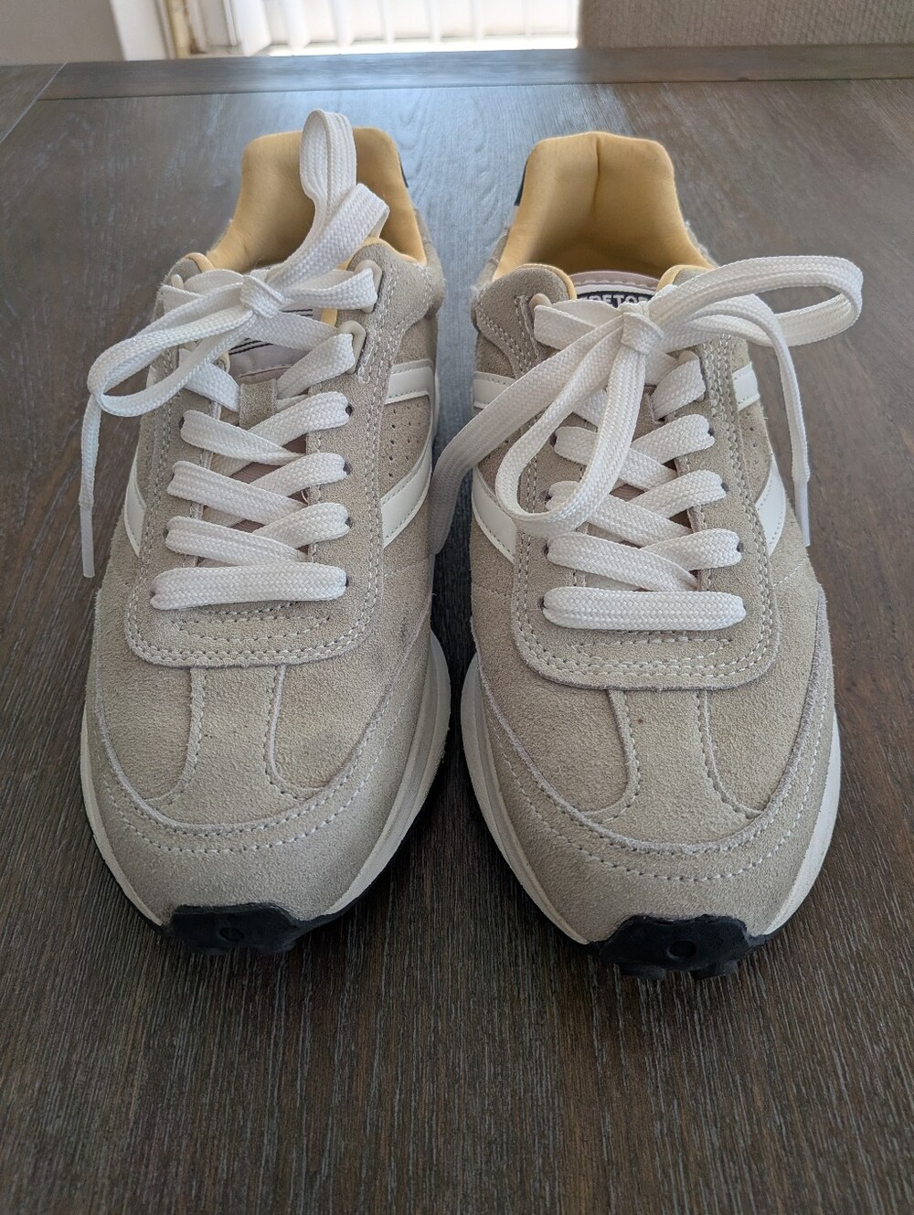 Tretorn Katie Women 8 Sneakers Gray Suede Leather Shoes